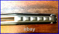 Genuine S125V CPM Andrew Blacksmith Shirogorov Style Titanium Pocketknife