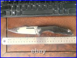 Genuine S125V CPM Andrew Blacksmith Shirogorov Style Titanium Pocketknife