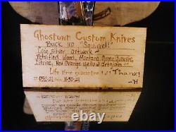 Ghostown Custom Buck 110 knife Squirrel 052-21