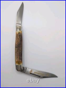 Golden Circle Knife Club USA Muskrat 1 of 500 2 Blade Folding Pocket Knife #375