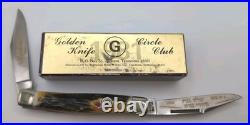 Golden Circle Knife Club USA Muskrat 1 of 500 2 Blade Folding Pocket Knife #375
