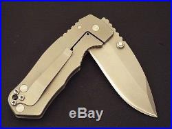 Grayman Dua Custom Made Tactical Hard Use Folding Knife Ti-Ti S30V