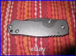 Grayman Dua Ti Ti Folder Knife in Excellent Cond with Cpm20cv Blade NR