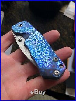 Grayman Knives Dua With Lionwerks Timascus Custom Made Scale And Clip