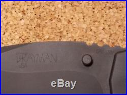 Grayman Limited Edition DLC Satu All Black Ti Ti, Large Tactical Knife Unused