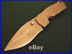 Grayman Satu Custom Made Tactical Hard Use Folding Knife with Custom Sheath
