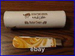 Great Eastern Cutlery Prater Painted Pony Butter Cream 235108 Trapper Knife