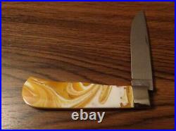 Great Eastern Cutlery Prater Painted Pony Butter Cream 235108 Trapper Knife