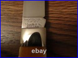 Great Eastern Cutlery Prater Painted Pony Butter Cream 235108 Trapper Knife