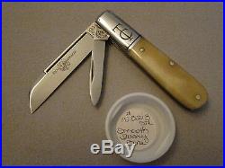 Great Eastern Cutlery Tidioute Brand #15 TC Barlow Knife Mint in Tube