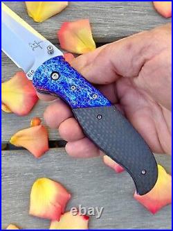 Greg Lightfoot LCC Custom Limited Edition #19/25 Fighter Style Knife Nice New