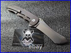 Grimsmo Knives Norseman #1959, Reverse Honeycomb, Dark Tumbled Bronze with Gold