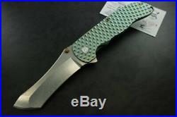 Grimsmo Knives Norseman GREEN diamond pattern Bronze Hardware Titanium BRAND NEW