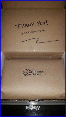 Grimsmo Norseman #902 Blue Honeycomb, Bronze Anodized Hardware Brand New in Box
