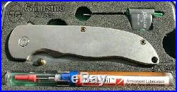 Grimsmo Norseman Knife #1020 Smooth Silver Handle with Bronze Hardware New