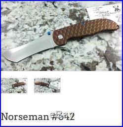 Grimsmo Norseman Knife 600 series Brand New In Box Reverse Honeycomb