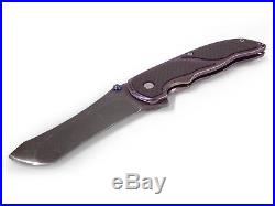 Grimsmo norseman Knife #137 Purple/Carbon Fiber