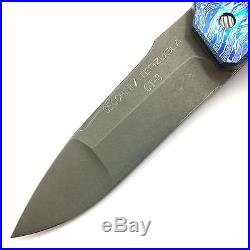 Handmade Custom Gtc / Terzuola Collab Ct-3 Flipper Knife