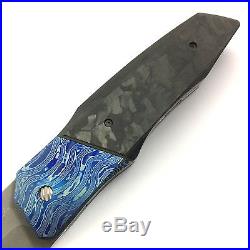 Handmade Custom Gtc / Terzuola Collab Ct-3 Flipper Knife