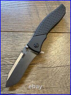 HTM Greg Lightfoot Bullwhip CPM-154 Assisted Flipper Folding Knife USA Rare