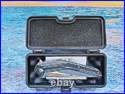 Hand Made Limited Edition No. 302 of 500 Brous Blades Hardwire Folding Knife