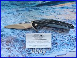 Hand Made Limited Edition No. 302 of 500 Brous Blades Hardwire Folding Knife