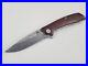 Handmade Damascus Folding pocket knife EDC Liner Lock Rosewood Handle Camping