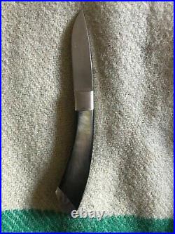 Handmade Folding Knife By Billy Mace Imel