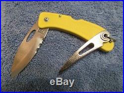 Handmade Knife. David Boye Mariner Lockback Unused. Excellent