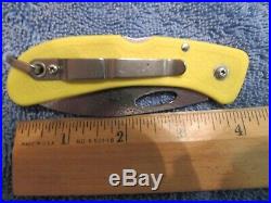 Handmade Knife. David Boye Mariner Lockback Unused. Excellent