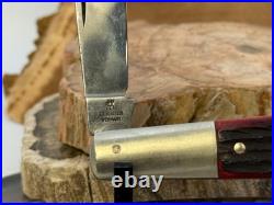 Handmade ZWILLING J. A. HENCKELS HK 1 B 1 Blade Knife Jigged Bone-2548.25