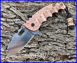 Heeter Knifeworks MOW Flipper Copper #004