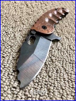 Heeter Knifeworks MOW Flipper Copper #004
