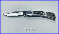 Herron Knife Customs Hand Forged Folding Lockback 1/1 Rare Craftsmanship Blade