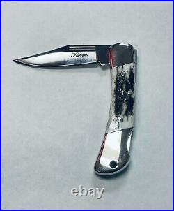 Herron Knife Customs Hand Forged Folding Lockback 1/1 Rare Craftsmanship Blade