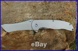 Hilberg Knives! M390 Blades Smooth Titanium Handle Tactical Folding Pocket Knife