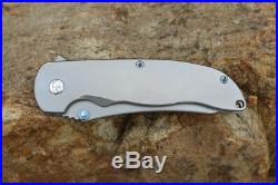 Hilberg Knives! M390 Blades Smooth Titanium Handle Tactical Folding Pocket Knife