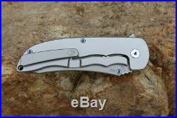 Hilberg Knives! M390 Blades Smooth Titanium Handle Tactical Folding Pocket Knife