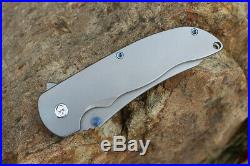 Hilberg Knives! M390 Blades Smooth Titanium Handle Tactical Folding Pocket Knife