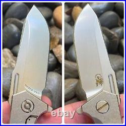 Hinderer Knives RHK Half Track Full Titanium Pocket Knife S35VN ClipPoint Blade