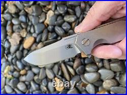 Hinderer Knives RHK Half Track Full Titanium Pocket Knife S35VN ClipPoint Blade