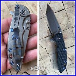 Hinderer Knives & Steel Flame Special Edition XM-18 Harpoon Tanto Pocketknife