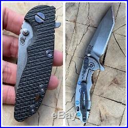 Hinderer Knives & Steel Flame Special Edition XM-18 Harpoon Tanto Pocketknife