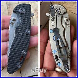 Hinderer Knives & Steel Flame Special Edition XM-18 Harpoon Tanto Pocketknife