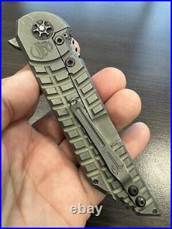 Hoback Kwaiback Custom 20CV MEFP Monkey Edge Frag Titanium Knife Folder