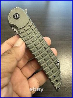 Hoback Kwaiback Custom 20CV MEFP Monkey Edge Frag Titanium Knife Folder