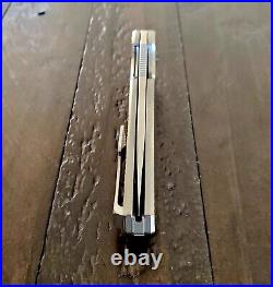 Holt Bladeworks Morpheus #964 Nude Titanium Feather Liner Lock Stonewashed M390