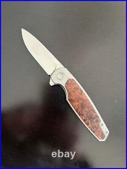 Holt Morpheus Prestige Ridgeback Milling Ambonya Wood Inlay M390