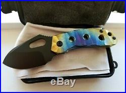 Homer Knife # 185 Custom Handmade Titanium VG10 Like Strider Hinderer Chaves