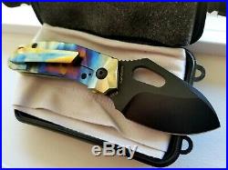 Homer Knife # 185 Custom Handmade Titanium VG10 Like Strider Hinderer Chaves